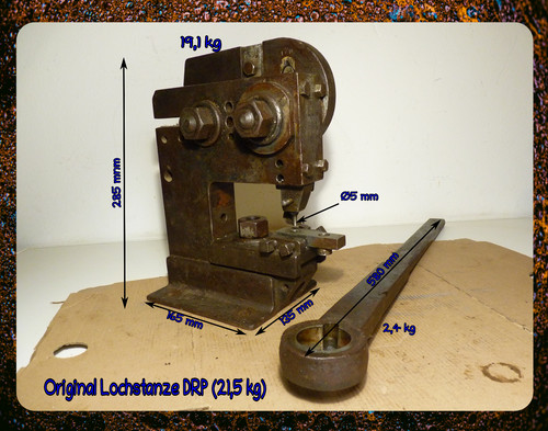 Original lochstanze drp - original, (21,5