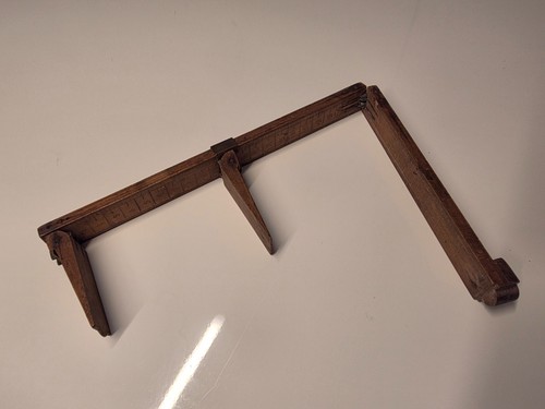 Antiker holz messschieber - holz-messschieber, /