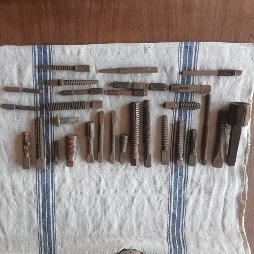 Posten gewindebohrer antik - ,