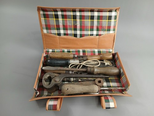 Alte leder tasche - alte,