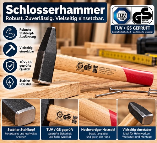 Schlosserhammer tüv - schlosserhammer, tÜv/gs